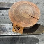 Rosewood schijf, Dikte 80mm, Ø 350mm